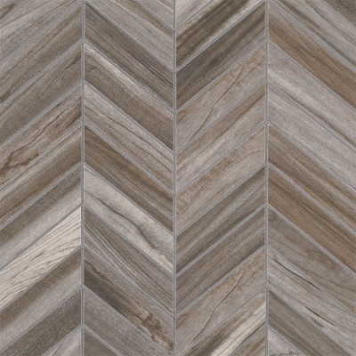 Carolina Timber Grey Chevron 12x15 Matte