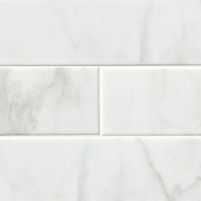 Classique White Carrara Glossy 4x16