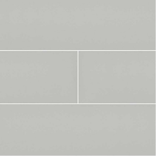 Gray Glossy Subway Tile 4x16