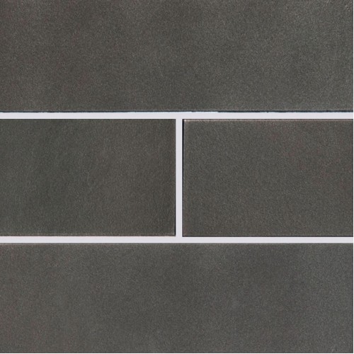 Metallic Gray Glass Subway Tile 4x12