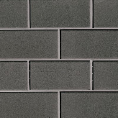 Metallic Gray Subway Tile 3x6