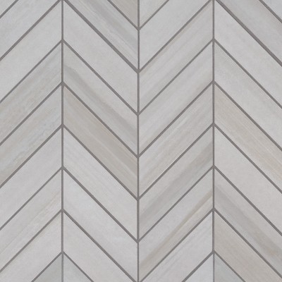 Watercolor Bianco Chevron 12x15 Matte